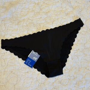 NWT H&M Black Swimwear Brief Low Rise Bottoms